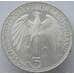 Монета Германия 5 марок 1969 КМ126 Proof Герхард Меркатор Серебро (J05.19) арт. 15956