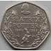 Монета Великобритания 50 пенсов 2016 UC129 aUNC Беатрикс Поттер арт. 7735