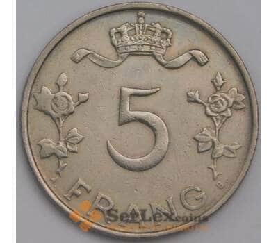Монета Люксембург 5 франков 1949 КМ50 XF  арт. 39226