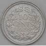 Нидерланды 10 центов 1928 КМ163 VF арт. 28200