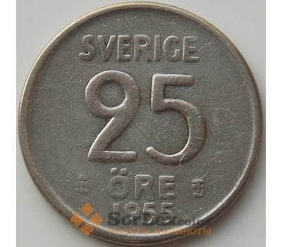 Монета Швеция 25 эре 1955 TS КМ824 XF арт. 11894