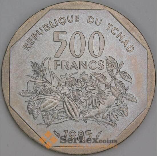 Чад 500 франков 1985 КМ13 UNC арт. 54776 Чад 500 франков 1985 КМ13 UNC арт. 54776