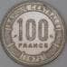 Камерун 100 франков 1972 КМ16 aUNC Cameroun-Cameroon арт. 54770