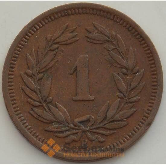 Швейцария 1 раппен 1932 КМ3 VF арт. 13253