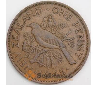 Новая Зеландия 1 пенни 1942 КМ13 XF арт. 46482