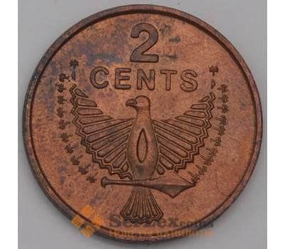 Соломоновы острова монета 2 цента 1977 КМ2 XF арт. 41250