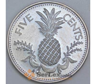 Багамские острова 5 центов 1974 КМ60 Proof  арт. 57513