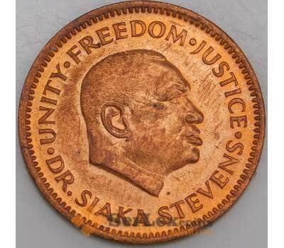 Сьерра-Леоне монета 1/2 цента 1980 КМ31 аUNC арт. 45253