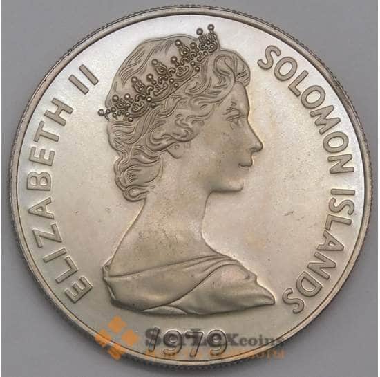 Соломоновы острова монета 10 центов КМ4 1979 proof арт. 41244