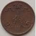 Монета Русская Финляндия 1 пенни 1883 КМ10 XF арт. 12892