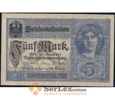 Банкнота Германия 5 марок 1917 Р56 арт. 31567
