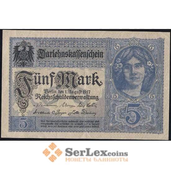Германия 5 марок 1917 Р56 арт. 31567