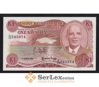 Малави 1 квача 1986 Р19а aUNC арт. 55937
