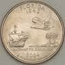 США 25 центов 2004 P КМ356 UNC Флорида (J05.19) арт. 17800