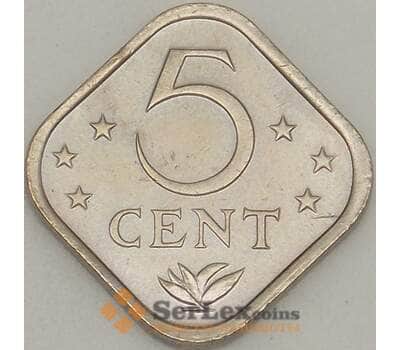 Монета Нидерландские Антиллы 5 центов 1977 КМ13 UNC (J05.19) арт. 18179