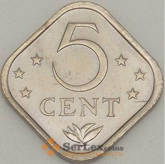 Нидерландские Антиллы 5 центов 1977 КМ13 UNC (J05.19) арт. 18179