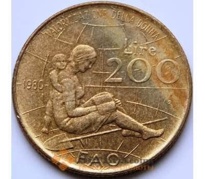 Монета Италия 200 лир 1980 КМ107 XF арт. C04338