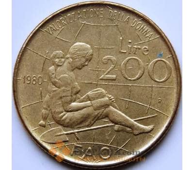 Монета Италия 200 лир 1980 КМ107 XF арт. С04339