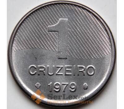 Монета Бразилия 1 крузейро 1979 КМ590 UNC арт. С04371