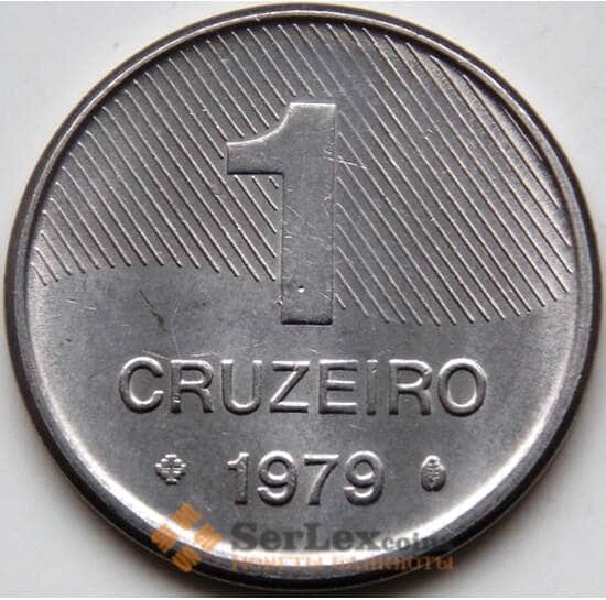 Бразилия 1 крузейро 1979 КМ590 UNC арт. С04371