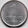 Бразилия 1 крузейро 1979 КМ590 UNC арт. С04371