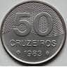 Бразилия 50 крузейро 1983 КМ594 AU арт. С04373
