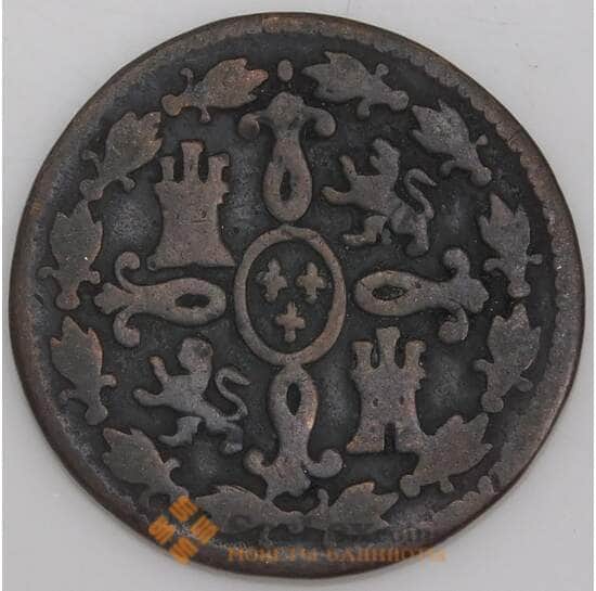 Испания монета 2 мараведи 1773 КМ406 F арт. 45797
