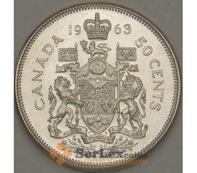 Монета Канада 50 центов 1963 BU арт. 21703