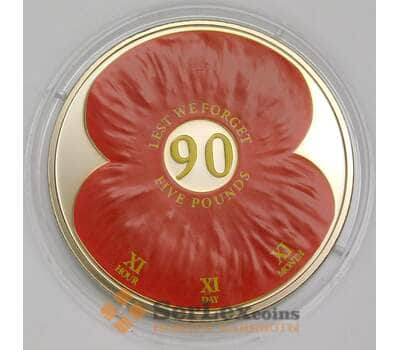 Джерси 5 фунтов 2011 UC125 UNC 90 лет Первой мировой войне  арт. 56390