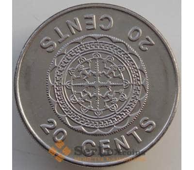 Монета Соломоновы острова 20 центов 2005 КМ28 aUNC арт. 14004