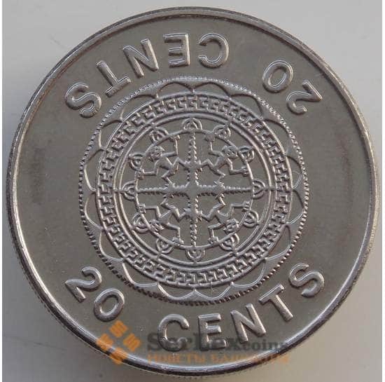 Соломоновы острова 20 центов 2005 КМ28 aUNC арт. 14004