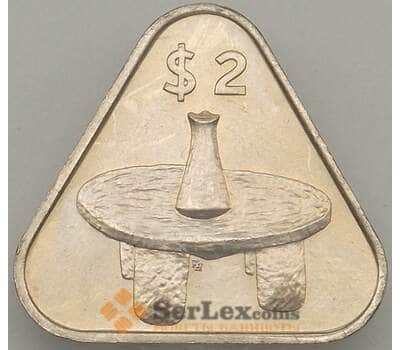 Монета Кука острова 2 доллара 2003 КМ417 UNC (J05.19) арт. 18059