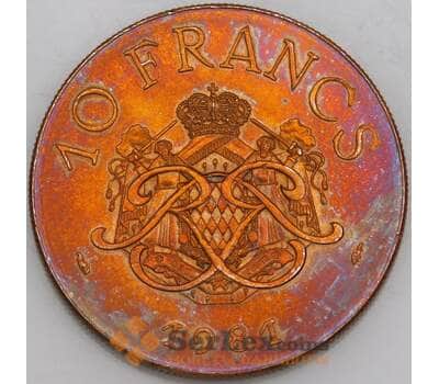 Монако монета 10 франков 1981 КМ154 aUNC арт. 47360