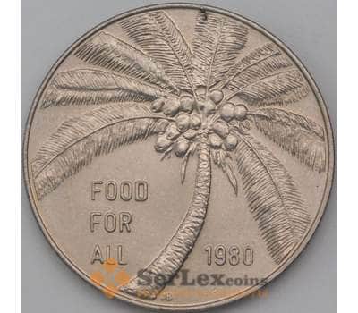 Монета Самоа 1 тала 1980 КМ38 ФАО арт. 26322