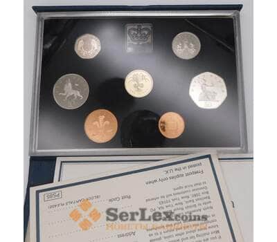 Великобритания набор 1 2 5 10 20 50 пенсов 1 фунт 1985 Proof арт. 52674
