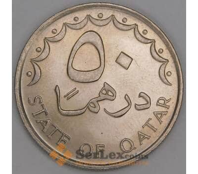 Катар 50 дирхам 1990 КМ5 UNC арт. 52658