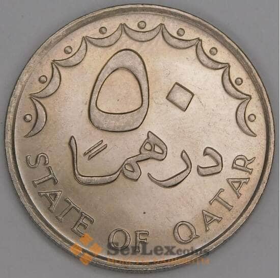 Катар 50 дирхам 1990 КМ5 UNC арт. 52658