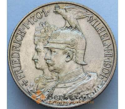 Монета Германия Пруссия 2 марки 1901 КМ525 XF Серебро (J05.19) арт. 16847