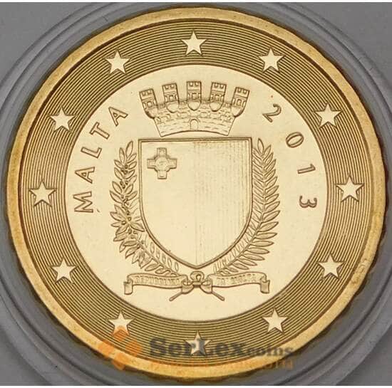 Мальта 10 центов 2013 BU из набора арт. 28798