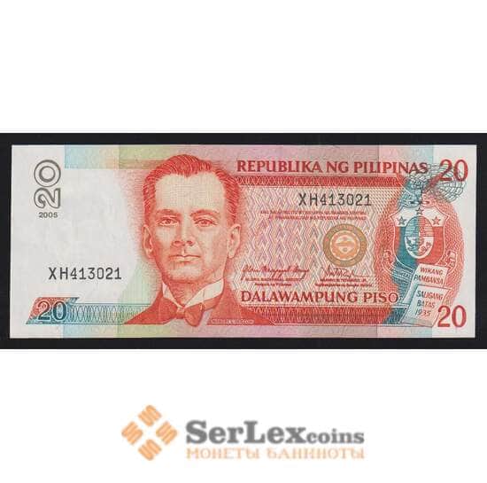 Филиппины 20 песо 2005 Р182j UNC арт. 54481