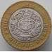 Монета Мексика 10 новых песо 1992-1995 КМ553 VF арт. 9130