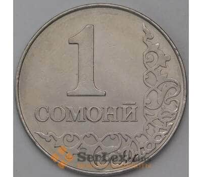 Монета Таджикистан 1 сомони 2017 UC5 aUNC арт. 28715
