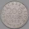 Германия 200 марок 1923 А КМ35 UNC арт. 36695