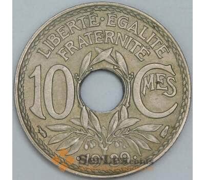 Франция 10 сантимов 1939 КМ889 AU арт. 57030