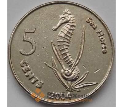 Монета Кокосовые острова 5 центов 2004 UNC арт. С03770