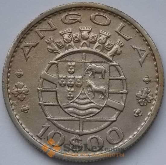 Ангола 10 эскудо 1969-1970 КМ76 XF арт. С03776