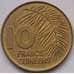 Монета Гвинея 10 франков 1985 КМ52 AU арт. С03777