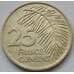 Монета Гвинея 25 франков 1987 КМ60 AU арт. С03778