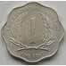 Монета Восточно-Карибские острова 1 цент 1987 КМ10 UNC арт. С03800