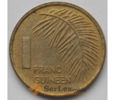 Монета Гвинея 1 франк 1985 КМ56 AU арт. С03829